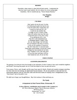 Mary Alice Wright - Memorial Service Program - Page 4