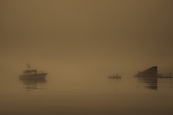 Boat in Fog